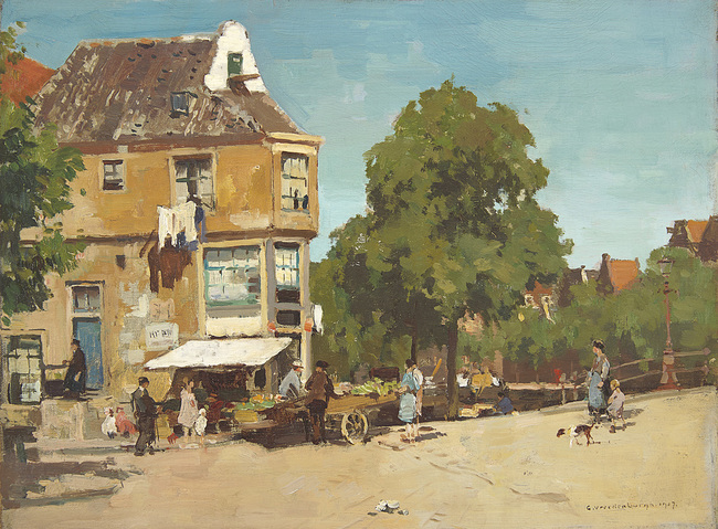 Cornelis Vreedenburgh | Zonnige dag in Amsterdam, 1927