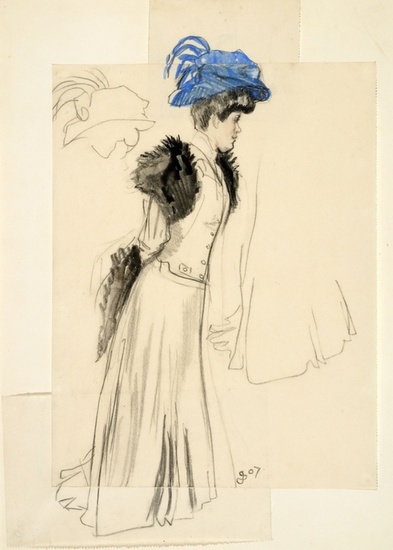 Jan Sluijters | Een Dame, 1907