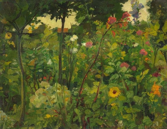 Leo Gestel | Flower garden, 1906