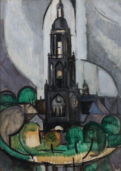 Louis Saalborn | Cunerakerk te Rhenen, circa 1916