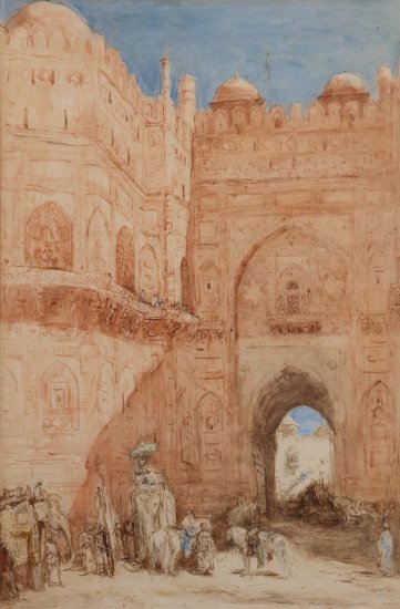 Marius Bauer | Courtyard of the palace of the Emir of Bohara, 1897