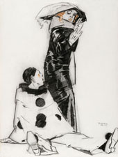 Lady with Pierrot