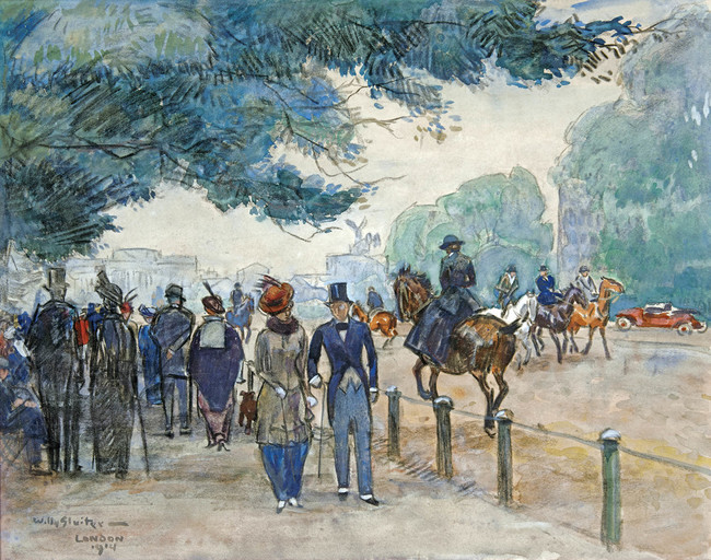 Willy Sluiter | The Mall, Hyde Park, Londen
